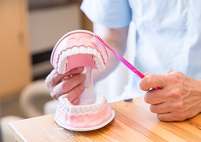 ブラッシング指導