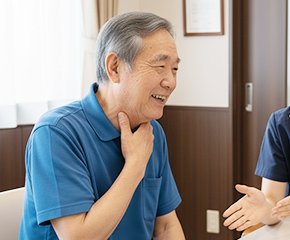 嚥下障害のリハビリのイメージ